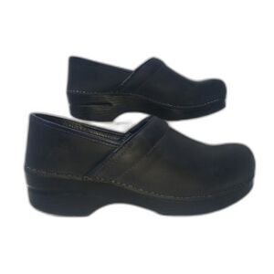 Dansko Professional Slip On Clogs Black Womens Size 40